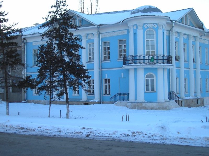 здание центральной районной больницы города Лебедянь