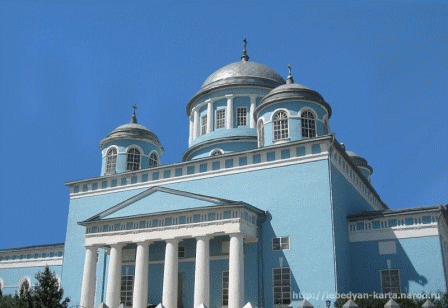 анимация голубь Ново-Казанского собора Лебедянь