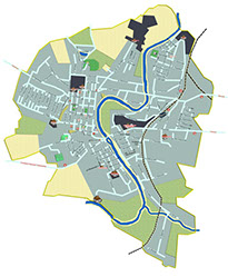 карта города Лебедянь